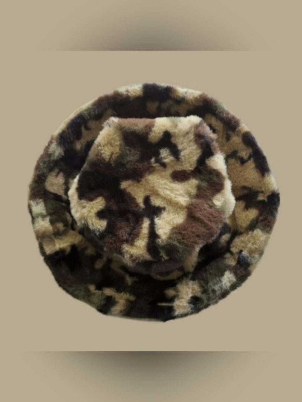 Reversible Faux Fur Bucket Hat